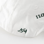 HAVVA BB cap in white with green embroidered slogan